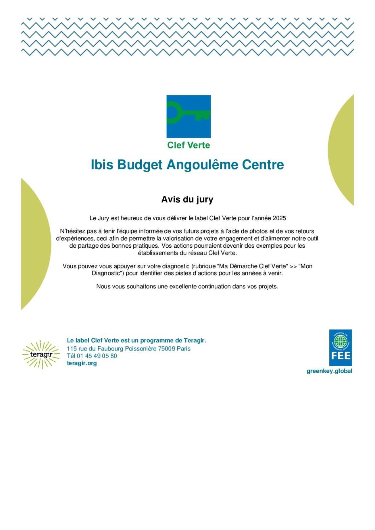 Ibis Budget Angouleme Centre Dış mekan fotoğraf